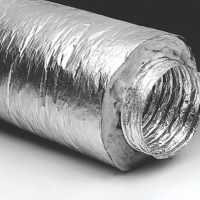 AF127изо, Воздуховод AF D127 70мкм армированный теплоизоляция L10м мет.пленка ERA PRO